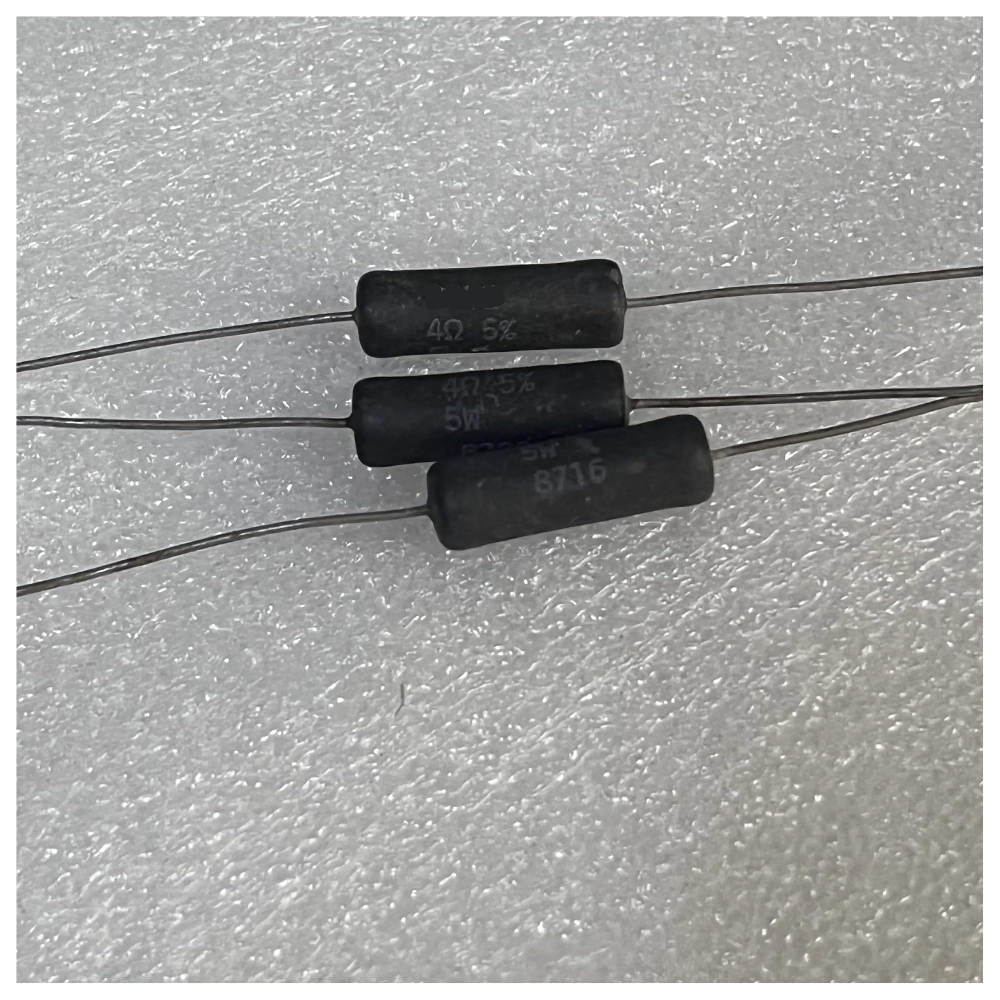 LEOTNNDQ 10pcs 4R 5W 5% Audio Resistors Resistors