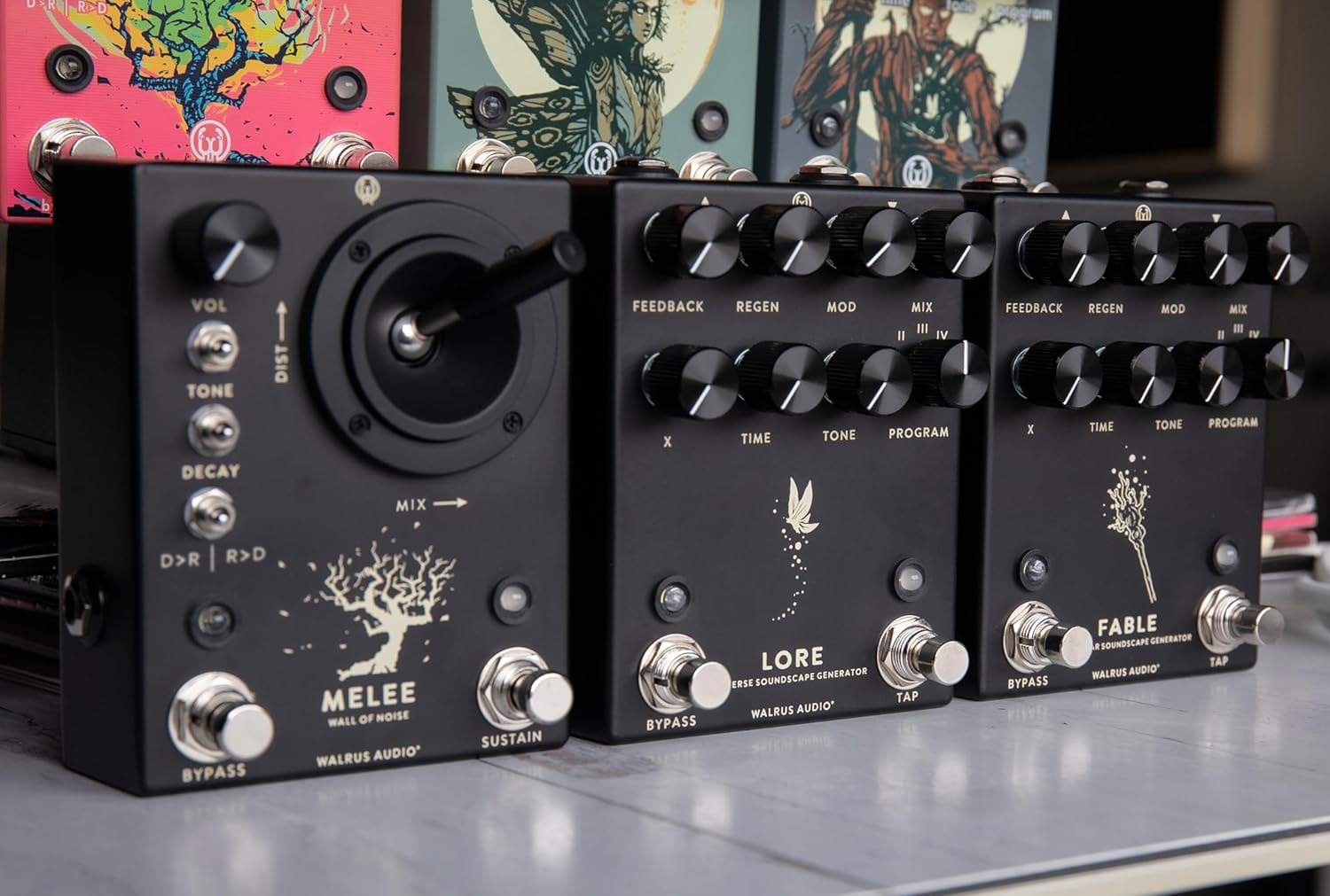 Walrus Audio Lore Reverse Soundscape Generator, Black