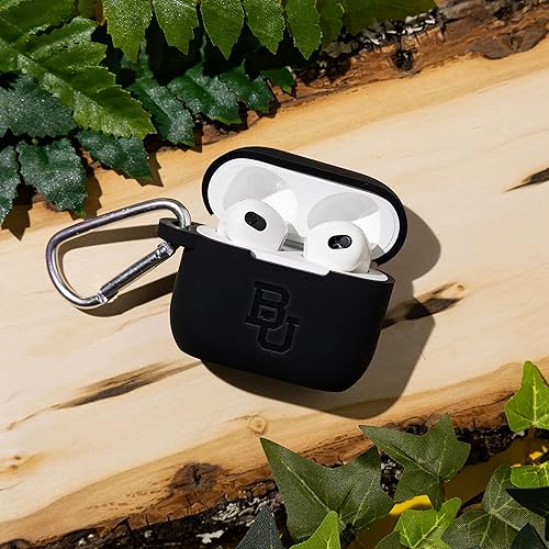 Miniatura 2 de Affinity Bands Baylor Bears - Funda de silicona grabada compatible con Apple AirPods Gen 3 (negro)