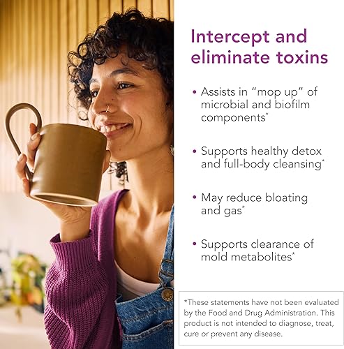 Miniatura 2 de GI Detox - Carpeta suave de Biocidin limpieza intestinal GI con sílice pectina de manzana ácido húmico ácido fúlvico carbón y aloe ayuda en la