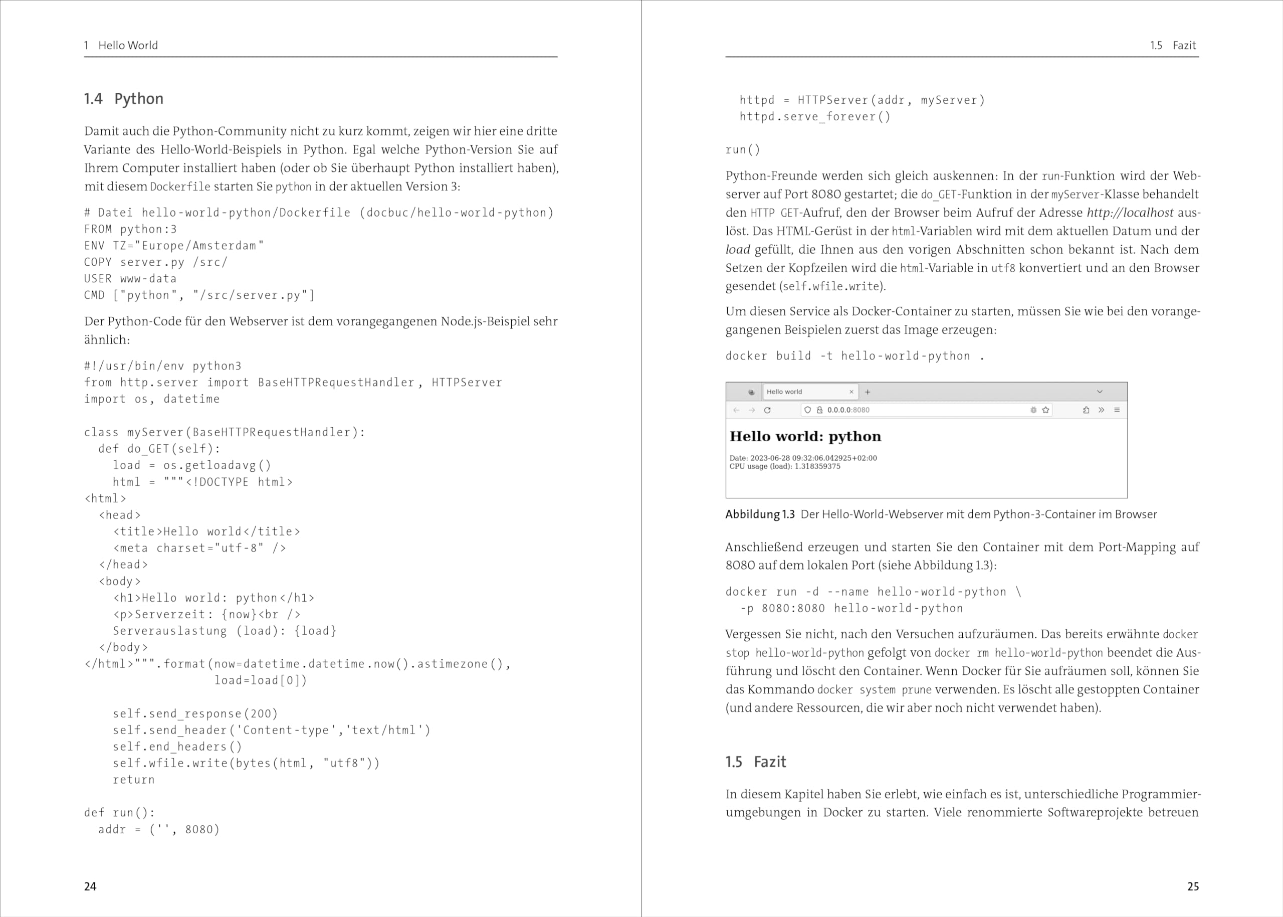 Docker: Das Praxisbuch für Entwickler und DevOps-Teams. Grundlagen, Einstieg, Konzepte. Für Windows, macOS und Linux
