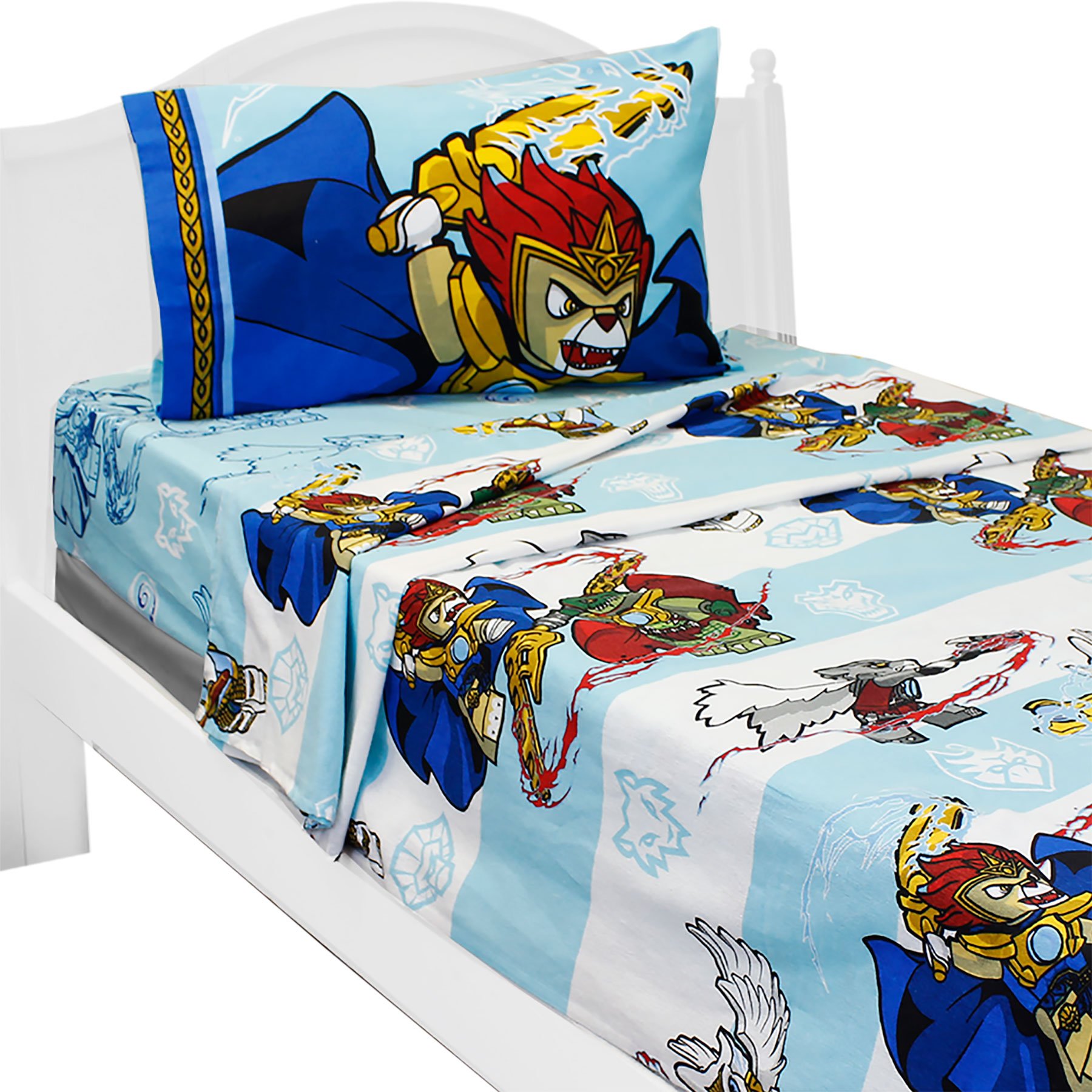 LEGO Legends of Chima Twin Flannel 3 Piece Sheet Set
