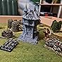 QP3D - Battle Tower Pillars Building, Ruined Terrain Wall Scenery For Tabletop & RPG 28-32mm - View #9