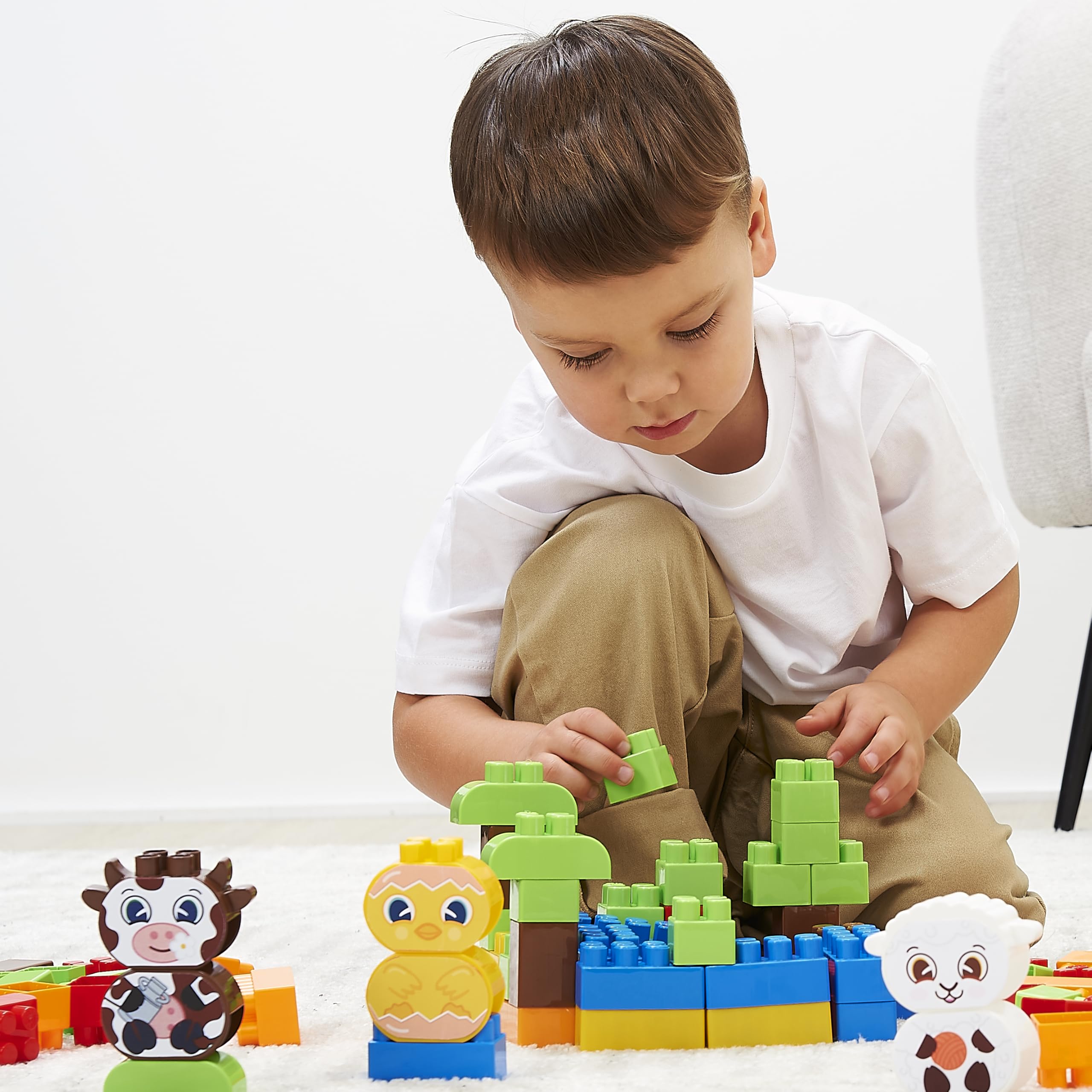 Ecoiffier Abrick Safari 50 Large Animal Building Bricks