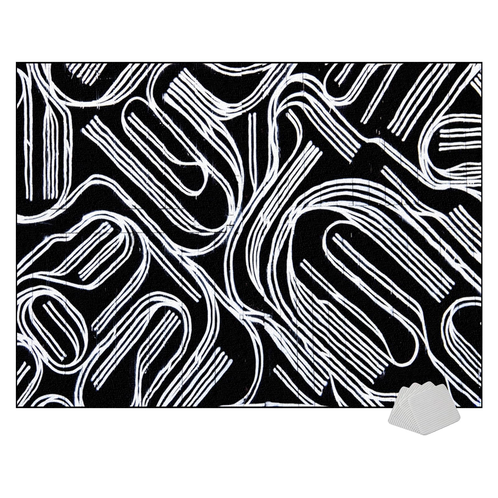 Drum Teppich Schallschutz Schlagzeugteppich Music Carpet Innen und Außen 210 x 180 cm, Trommelteppich mit Rutschfester Unterseite für Akustik Elektrisches Schlagzeug Teppich für Studio, Wohnung
