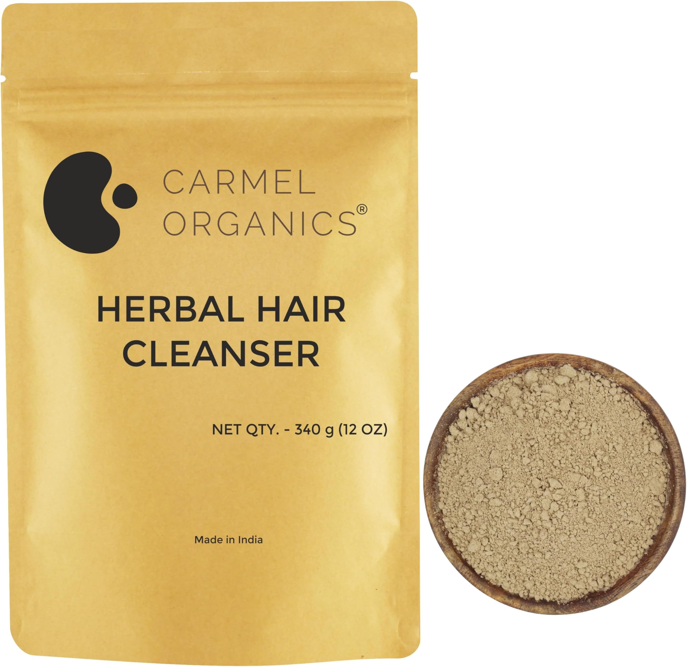 Herbal Hair Cleanser Powder 340 Grams, Herbal Shampoo, Blend of Soapnut,Shikakai,Amla,Fenugreek & Bhringraj Powder, Nourishes the Scalp and Hair With Essential Nutrients | Natural, No Added Preservatives and Additives