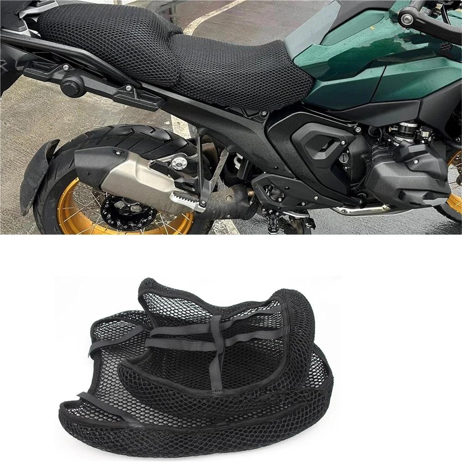Coprisedile in rete Coprisella In Tessuto A Rete Antiscivolo Moto Per BMW Per R1300GS, Traspirante E Impermeabile moto