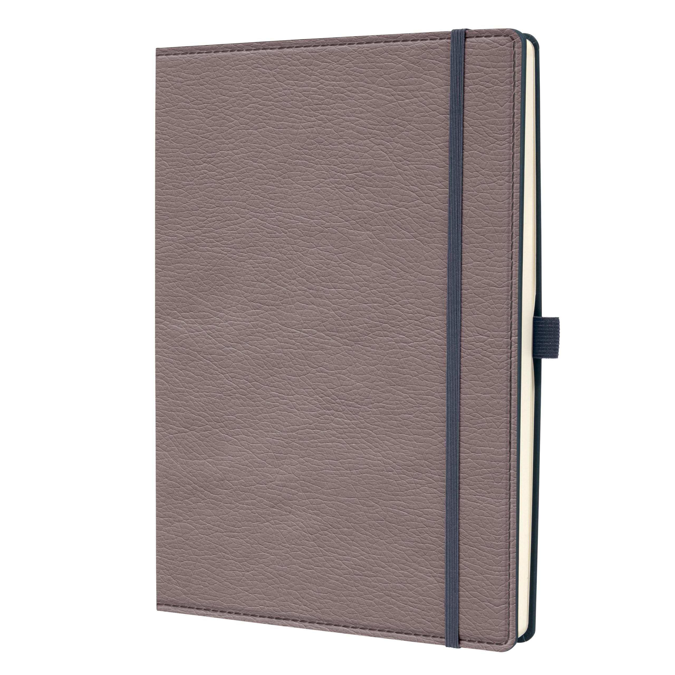 SIGEL CO690 Conceptum Notebook, design Casual, dotted (dot grid), approx. A4, taupe, hardcover, 194 pages