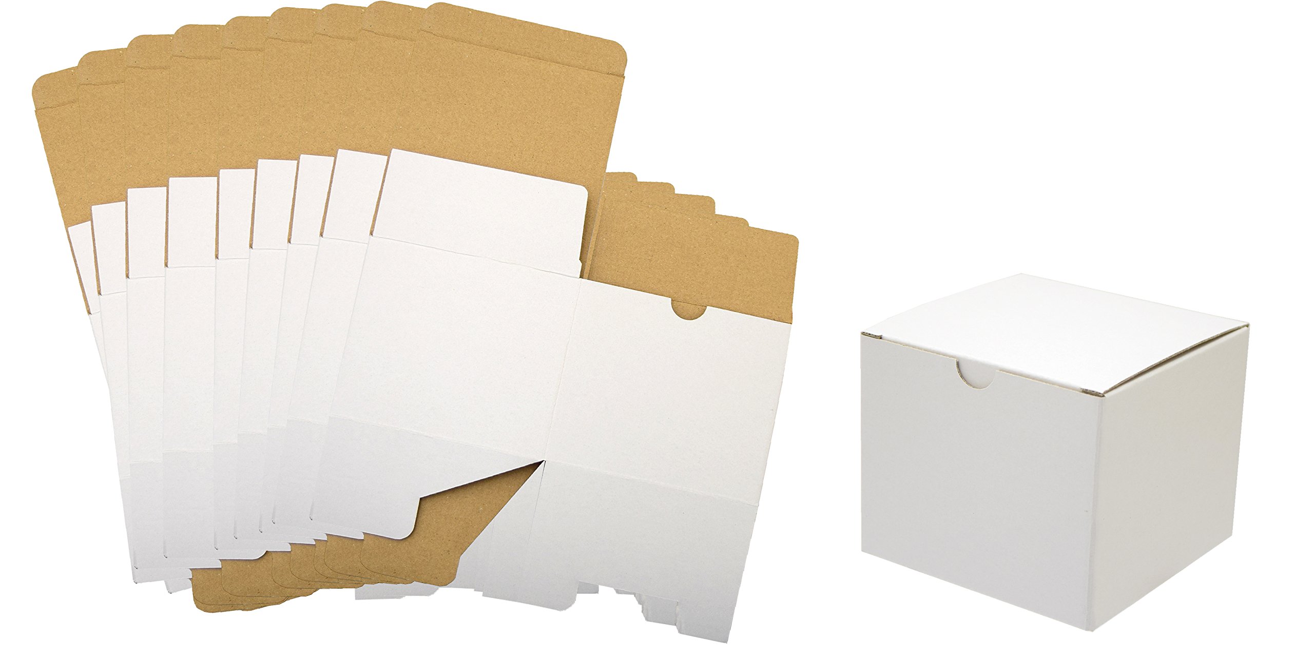 N.です！120枚✖️10箱 Amazon.co.jp: 高儀 ギフトボックス ホワイト 120×120×H100mm 10個