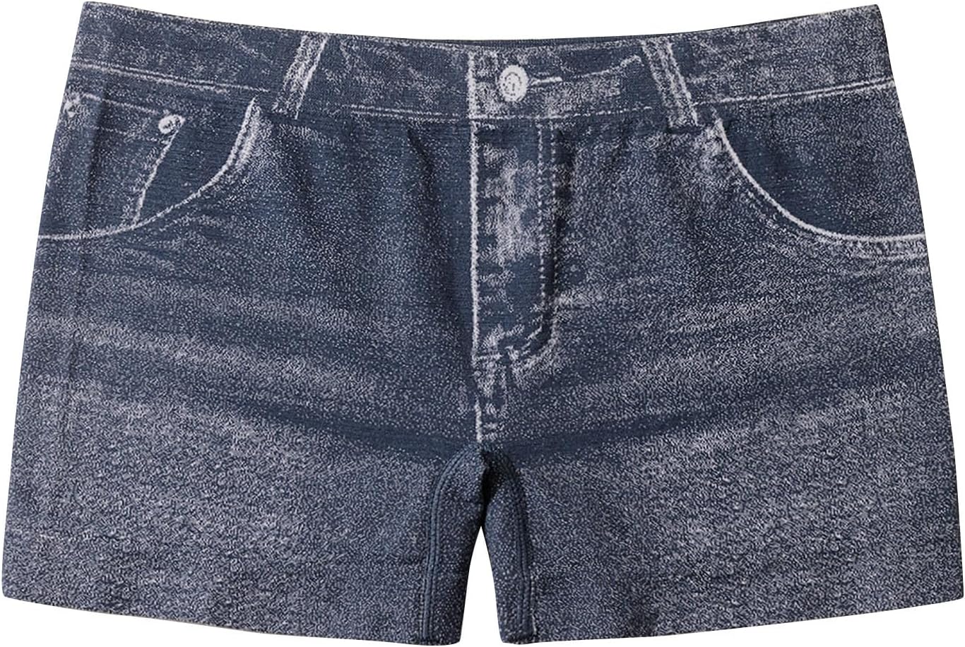Women Jean Shorts Mid Rise Stretchy Comfort Button Up Casual Denim Short with Pockets Fashion 2026