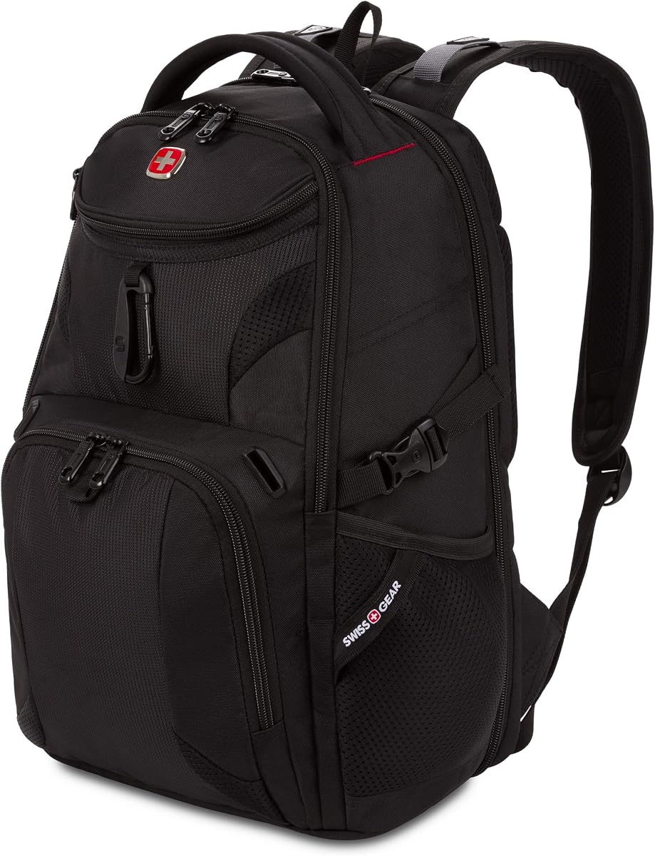 1900 Scansmart versión mini/delgada, se adapta a la mayoría de portátiles y tabletas de 13 pulgadas, mochila compatible con TSA, negro