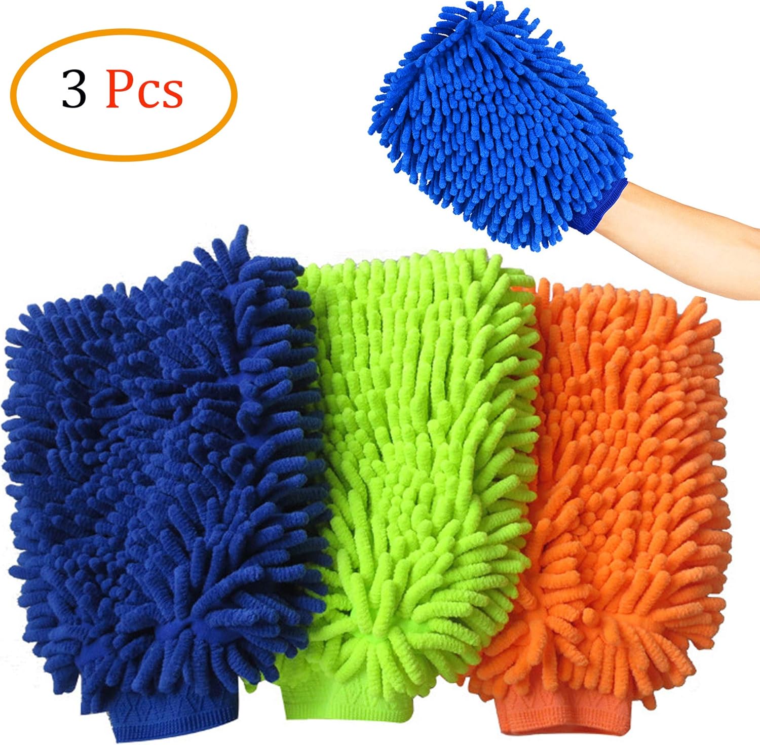 guanti per la pulizia dell'auto