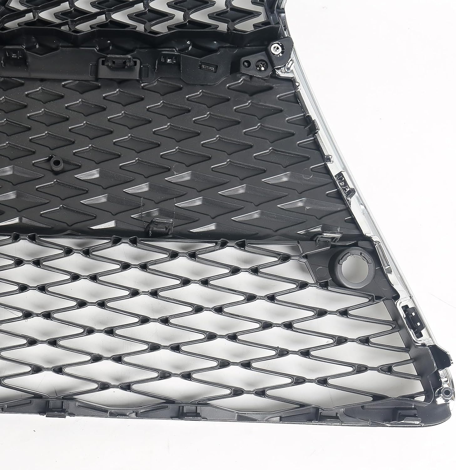 Grille w/Chrome Trim Compatible with Lexus IS200t IS250 IS300 IS350 (Only for F Sport) 2014 2015 2016 Front Grill
