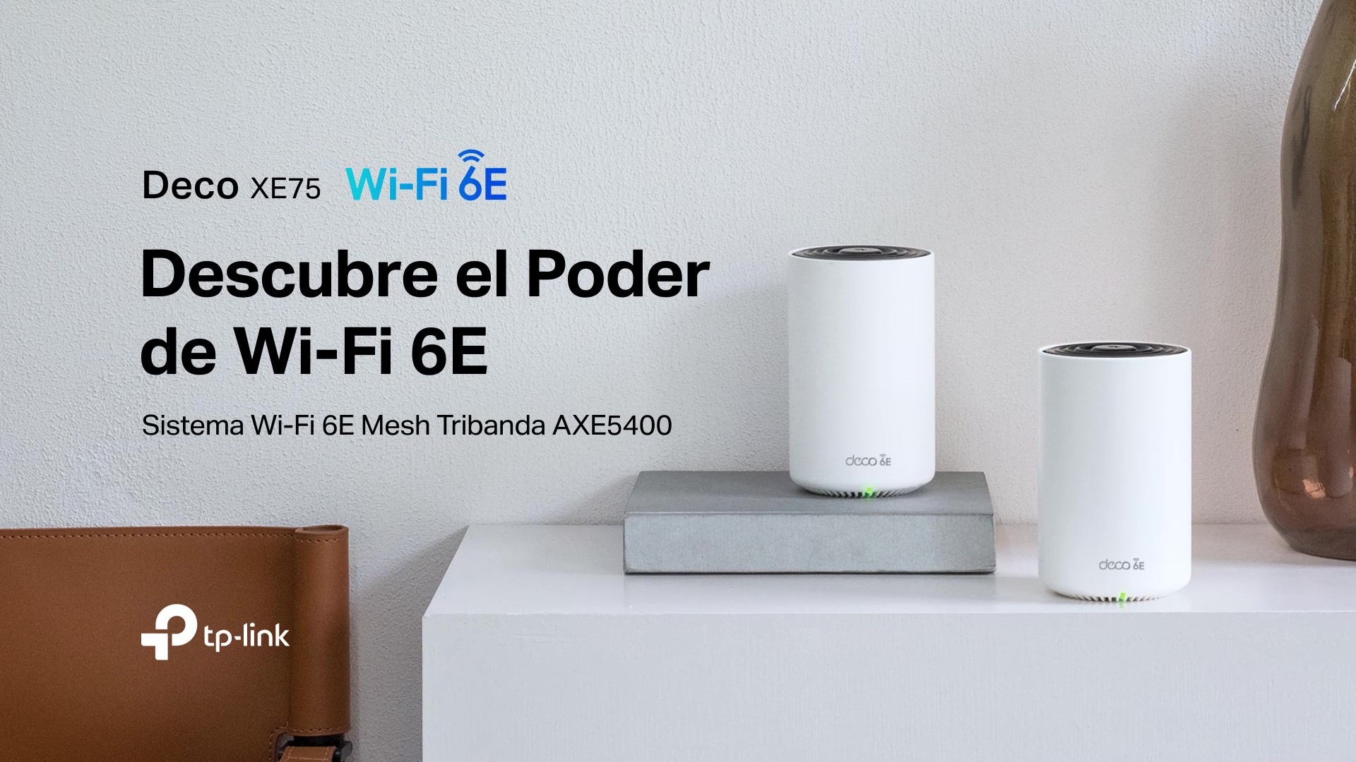 TP-Link Deco XE75 (Pack de 3) - WiFi 6E Mesh AXE5400 Triple Banda