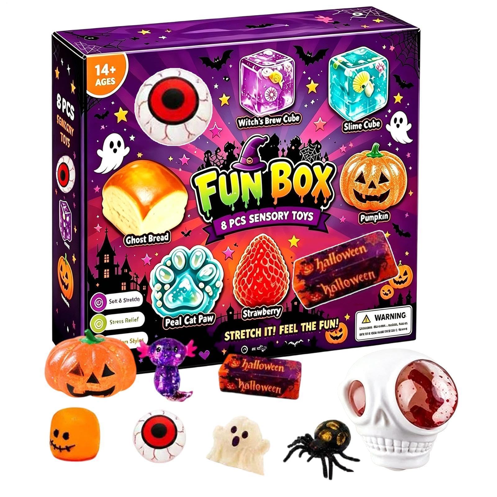 Halloweenowe Piłeczki Antystresowe Gadżet Fidget Z Wolnym Powrotem Ozdoba