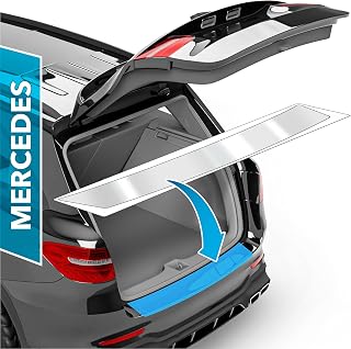 uProtect Auto Ladekantenschutz Folie für Mercedes Benz V-Klasse W447 I 2014-2026 - Stoßstangenschutz, Kratzschutz, Lackschutzfolie - Transparent glänzend Selbstklebend
