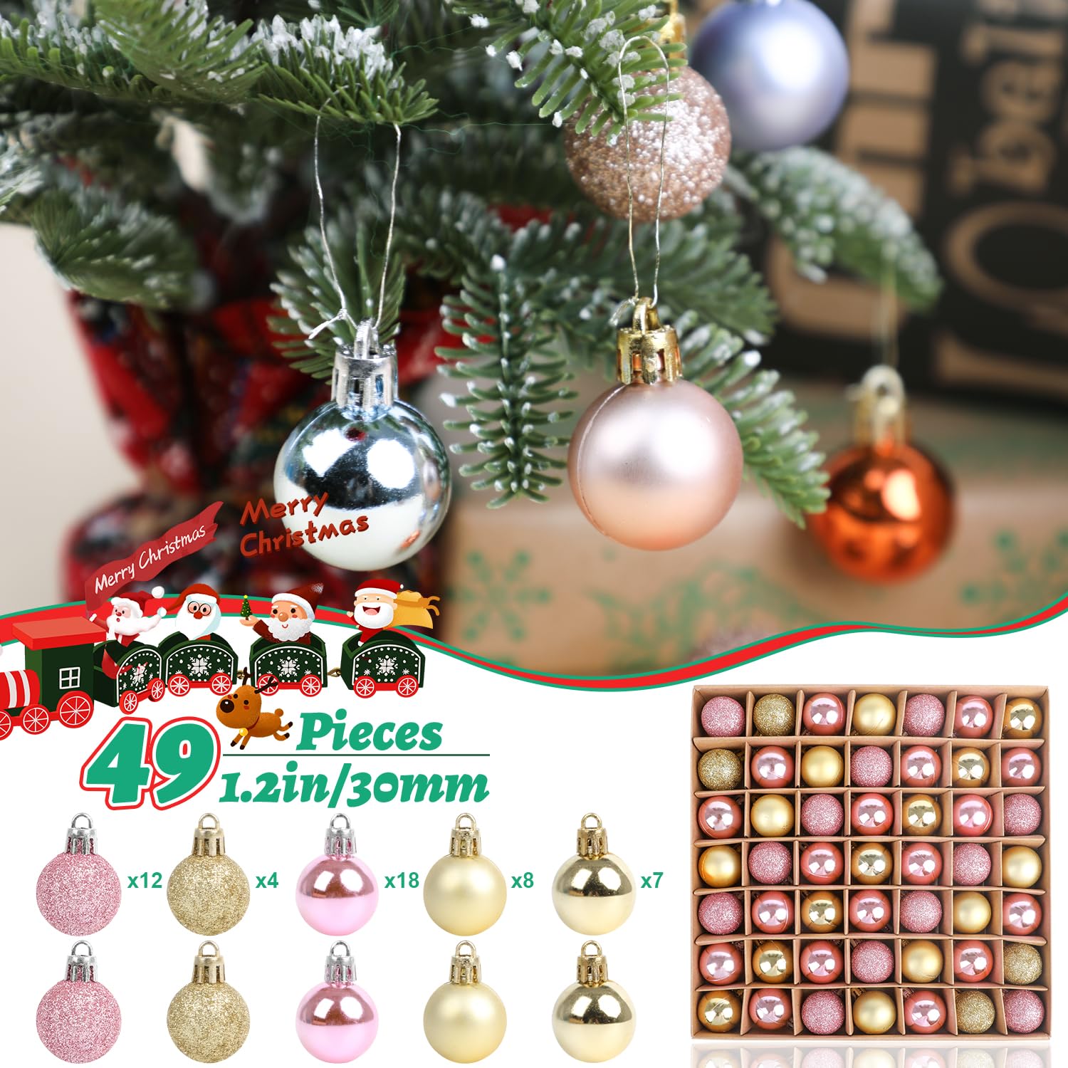 VEYLIN Christmas Baubles - Image 3