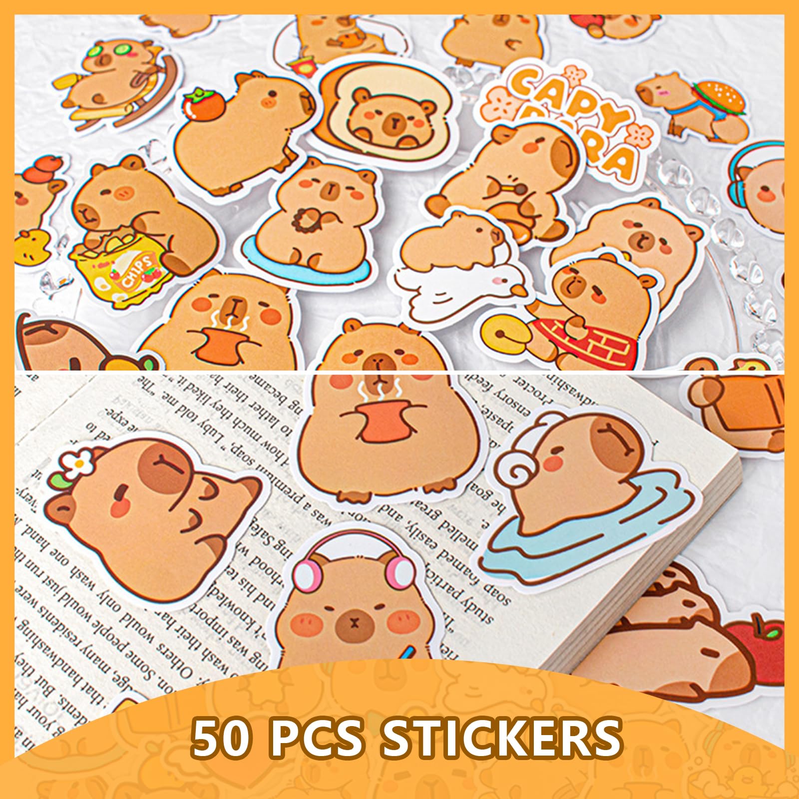 110PCS Regalo per Feste Capybara, Bambini Compleanno Party Regali, Capybara Party Favor Supplies, Include Sacchetti, Gomme Colorate, Slap Bracciali, Timbri Pratici