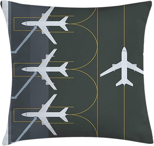 Vista 81 de Ambesonne Orient - Funda de cojín para cojín, diseño floral tradicional de Oriente Medio, clásico, bohemio, antiguo, cultura persa, funda