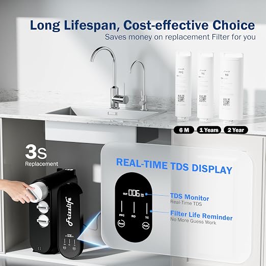 Sistema Purificador de Agua Frizzlife PX600 Ósmosis Inversa miniatura 5