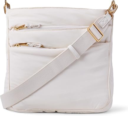 Amazon Essentials Womens Slim Nylon Crossbody Bag