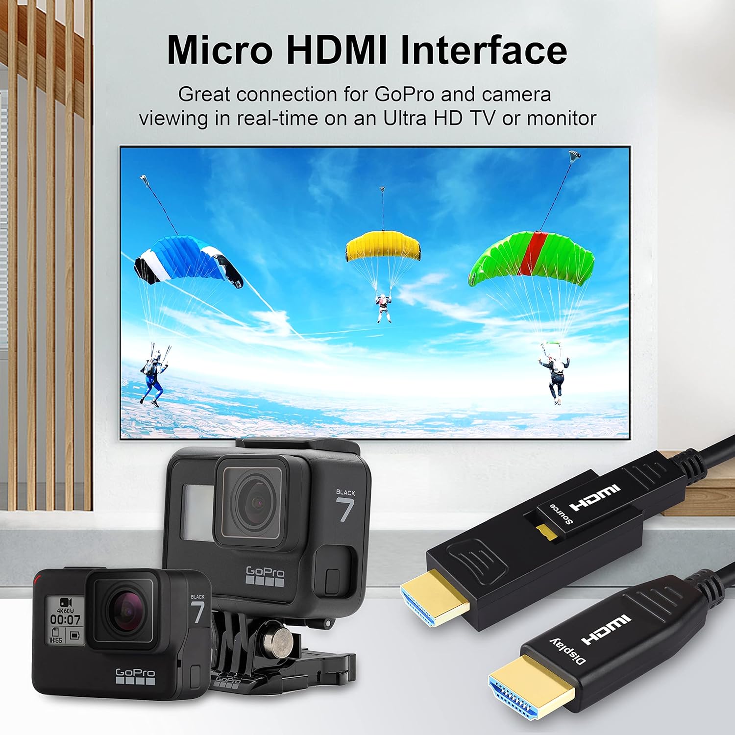 Micro HDMI to HDMI Cable Feet, 18Gbps, 4K60 HDR Sri Lanka Ubuy