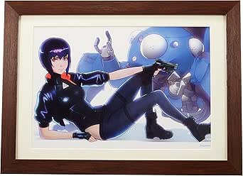 攻殻機動隊 SAC_2045 01 草薙素子＆タチコマ 額縁入りプレミアム複製原画[M]