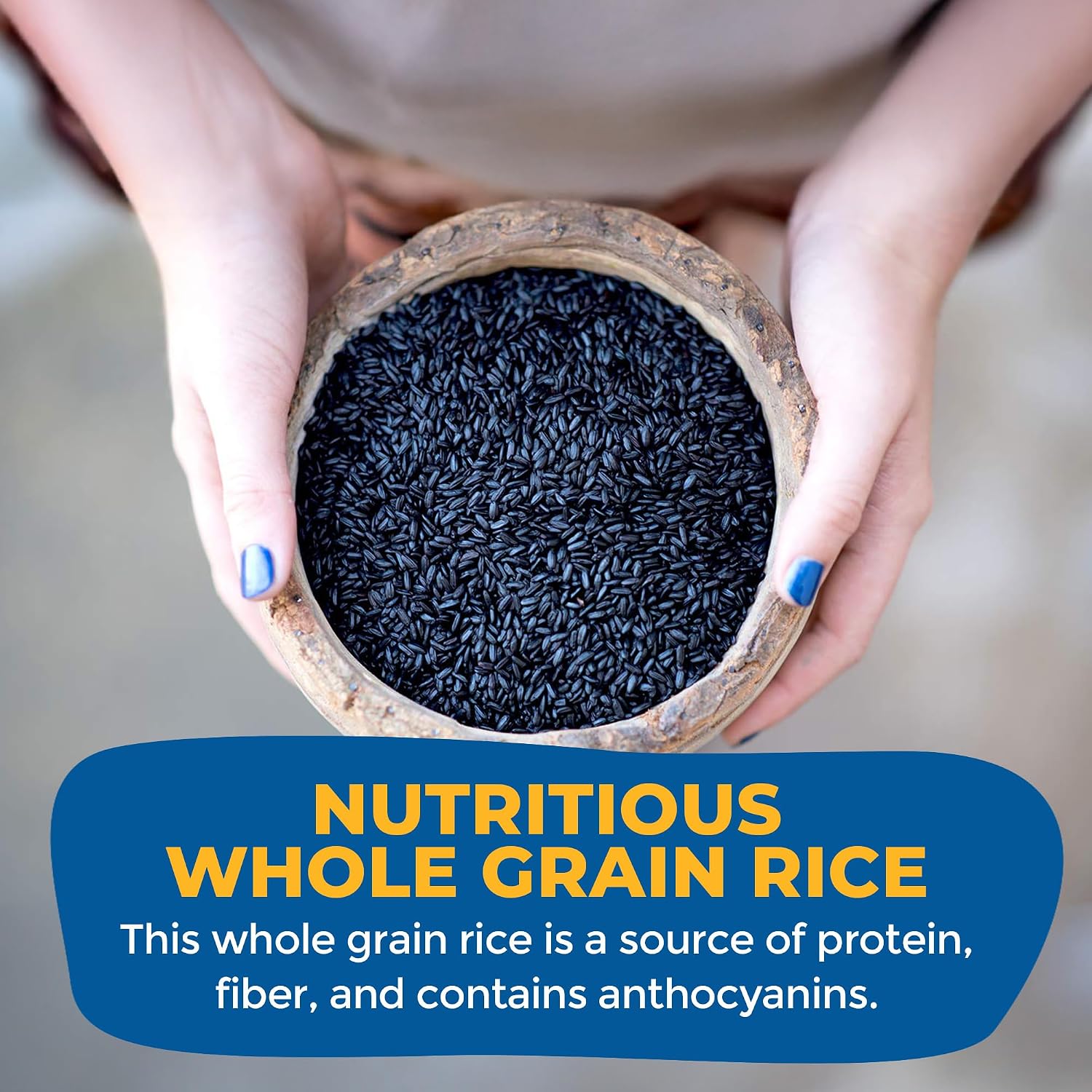 Lotus Foods Heirloom Forbidden Rice - Black Rice, Purple Rice, Black Rice Bulk, Gluten Free Heirloom Rice, Whole Grain, Non GMO, Vegan - 15 Oz Bag (Pack of 1) image 5