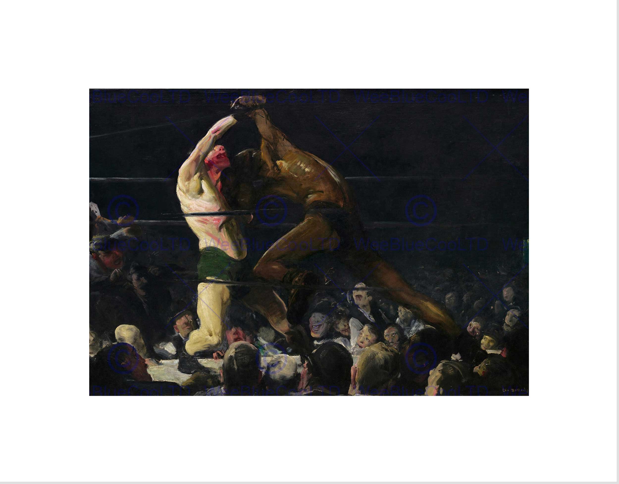Wee Blue Coo George Bellows American Both Members This Club Wall Art Print