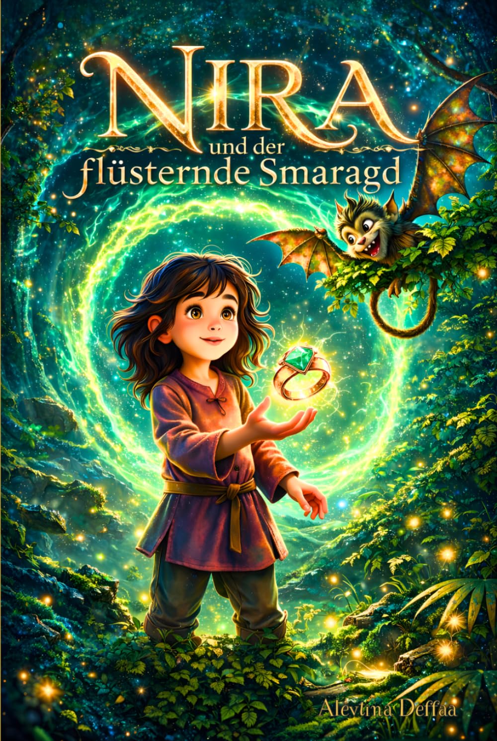 NIRA und der flüsternde Smaragd: Ein magisches Fantasy-Abenteuer zwischen den Welten - Ein spannendes Abenteuerbuch über Mut, Freundschaft und Magie (BAND 2) (NIRA-Fantasyreihe)