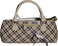 Vista 9 de Primeware - Bolsa de transporte para vino (aislamiento térmico) con estilo de moda para mujeres Con capacidad para botellas de vino tinto y blanco