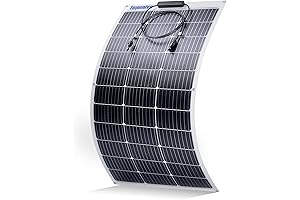 Dokio 100W Solar Panel: Harness the Sun's Energy for Outdoor Adventures and Off-Grid Living
