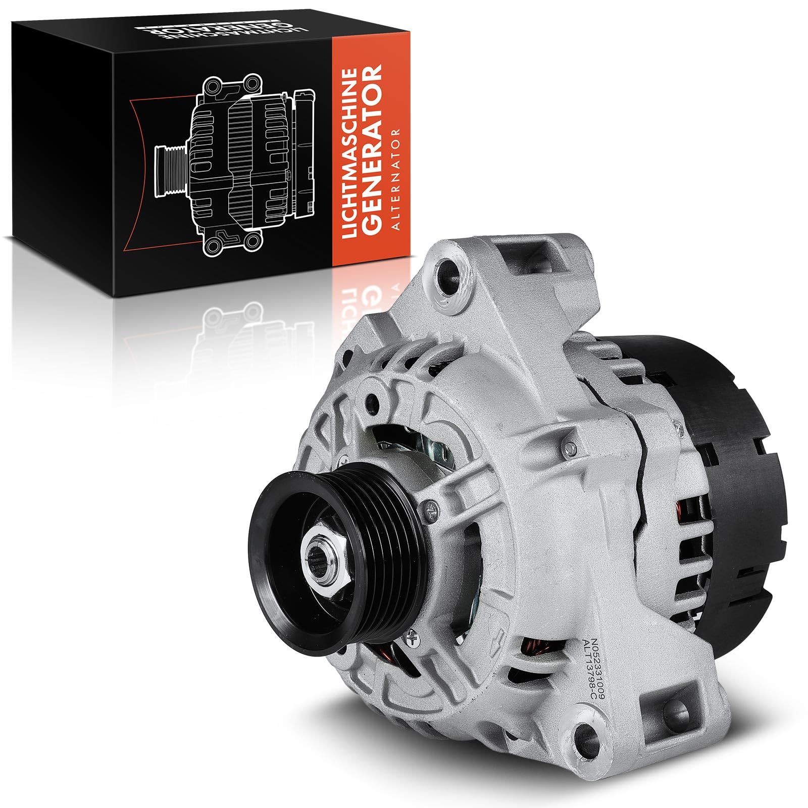 Frankberg Alternatore 12V 90A con puleggia 0101549802 | 12V, 90A, Con puleggia, 0101549802; Compatibile con: SLK R170