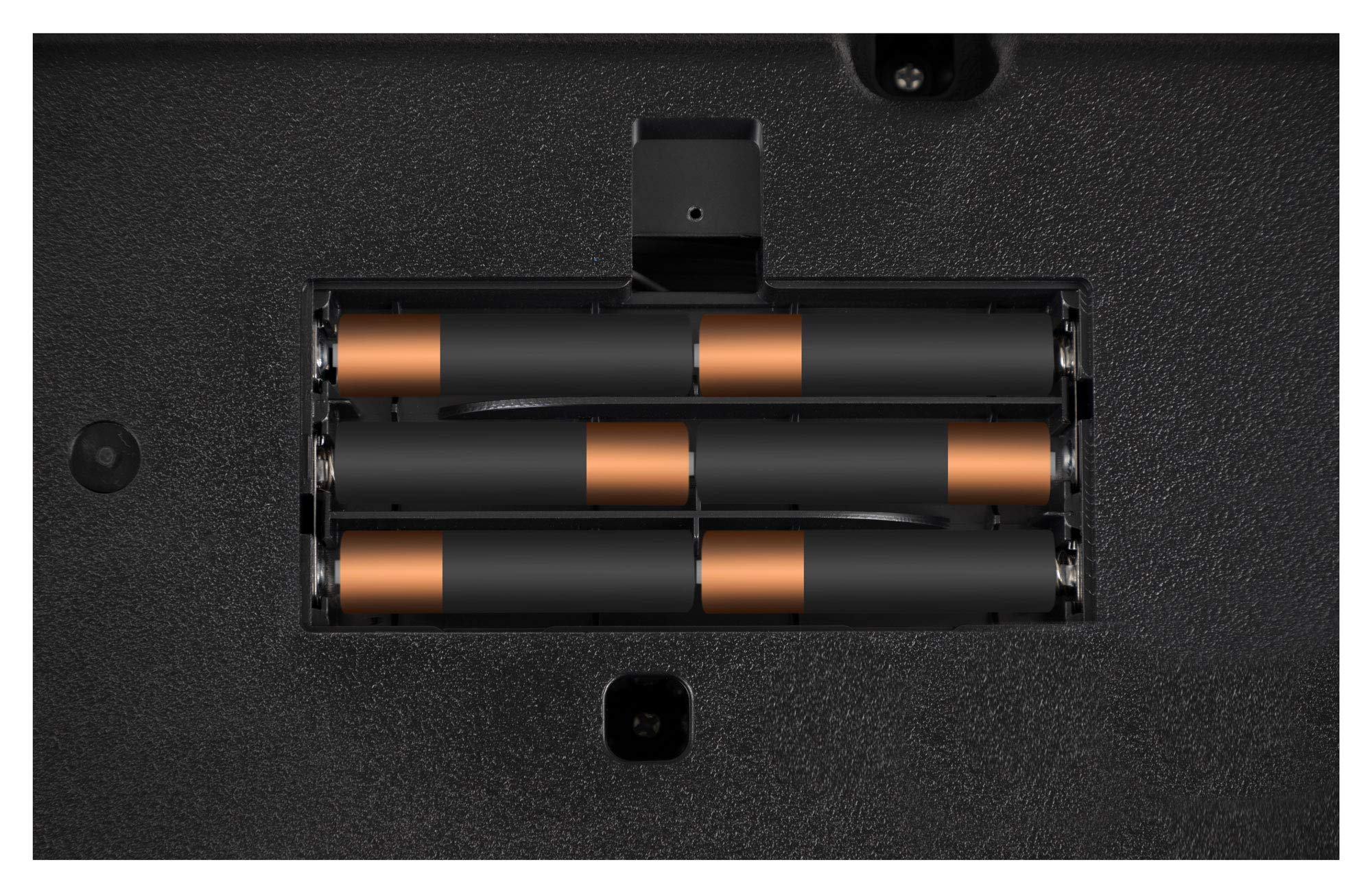 McGrey LK-6120-MIC Leuchttasten-Keyboard mit Mikrofon Schwarz, 255 Sounds | Einsteiger-Keyboard mit 61 Leuchttasten, 255 Begleitrhythmen, 50 Demo-Songs inkl. "One Key" & "Follow" Funktion