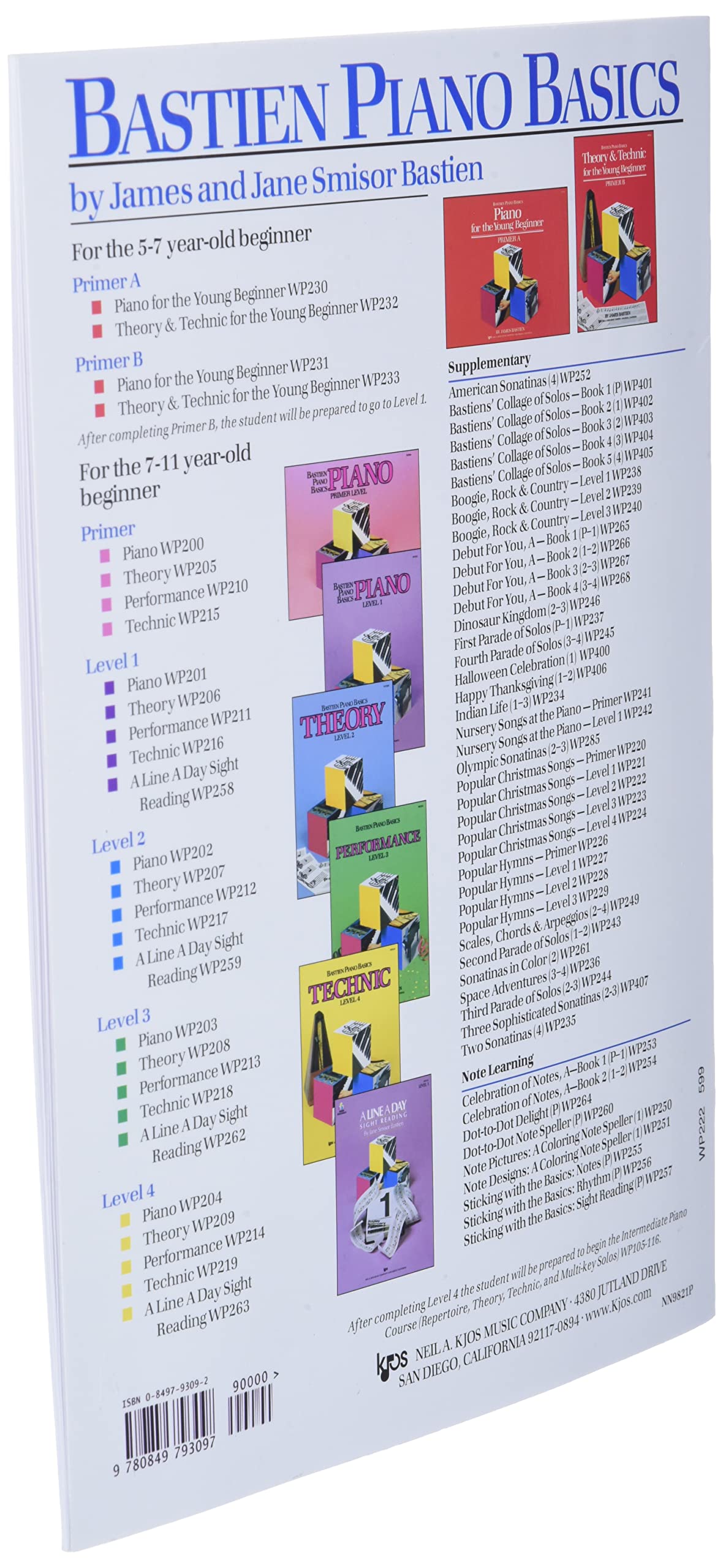 WP222 - Popular Christmas Songs Level 2 - Bastien - Image 4