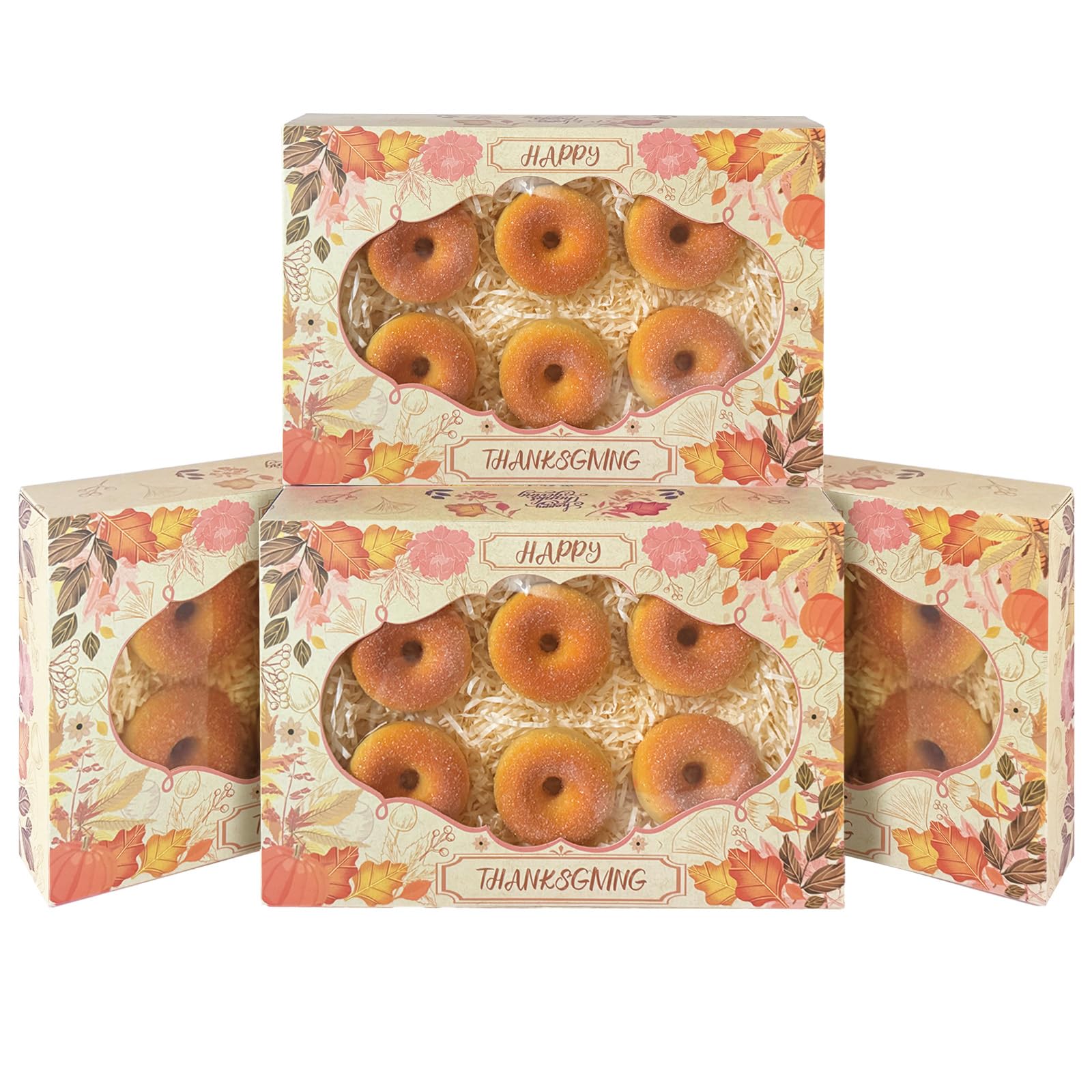 Boîtes à biscuits de Thanksgiving qiqee idéales pour offrir des gâteaux faits maison
