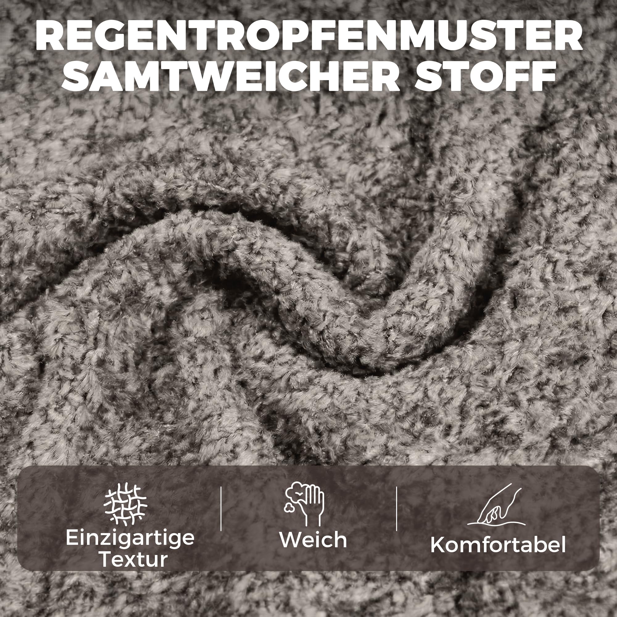 HOMCOM Ohrensessel Drehbarer Loungesessel Geplosterter Sessel Grau