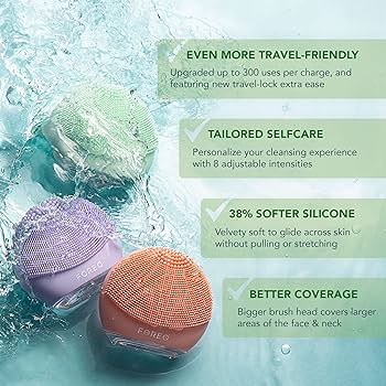 Amazon.com: FOREO LUNA 4 go Face Cleansing Brush & Firming