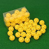 Vista 9 de Pelotas de golf de plástico para práctica de vuelo limitado, pelota de entrenamiento de golf hueca para práctica de swing, pelotas de golf