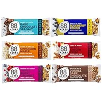 Vista 14 de 88 Acres Barras de granola Sin gluten, sin nueces de avena y semillas Vegano y sin OMG Paquete de 6 (arce canela)