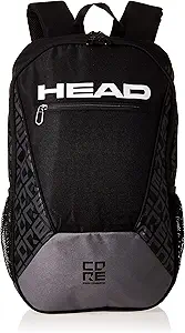 HEAD Core Tennis Backpack - 2 Racquet Carrying Bag w/Padded Shoulder Straps
