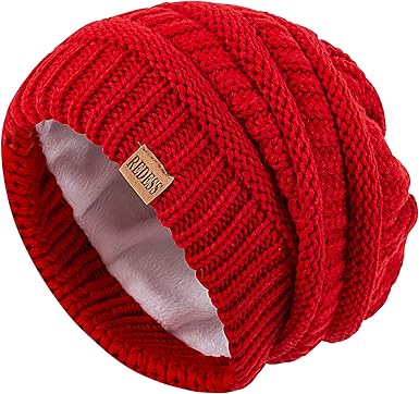 Bonnet Tricoté Moderne BOVILL, Chaud Et Unisexe Pour L'hiver Et L'entre