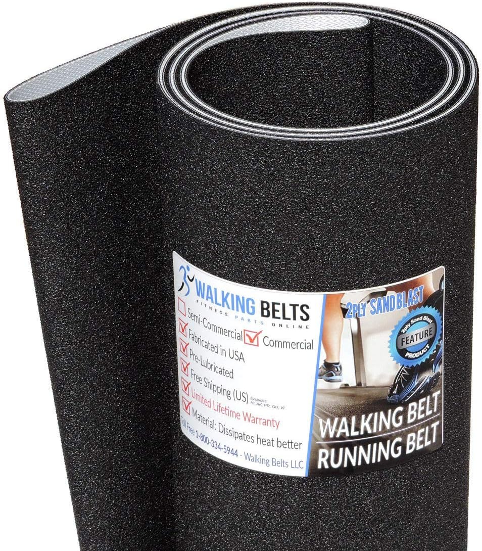 WALKINGBELTS Walking Belts LLC - Horizon T101-03 TM659 (2012) Treadmill Running Belt 2ply Sand Blast + Free 1oz Lube
