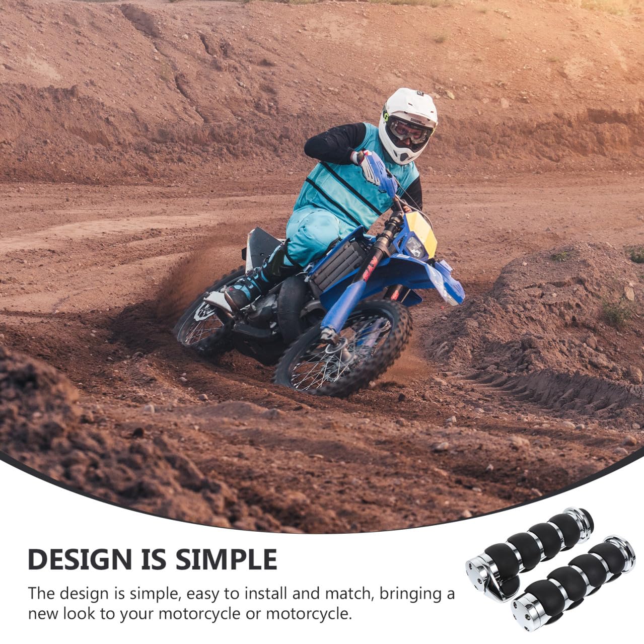 ibasenice 1 Par De Empuñaduras De Motocicleta Empuñaduras De Manillar De Bicicleta Empuñaduras De Manillar Calentadas Empuñaduras De Manillar De Triciclo Manillares De MTB Accesorios