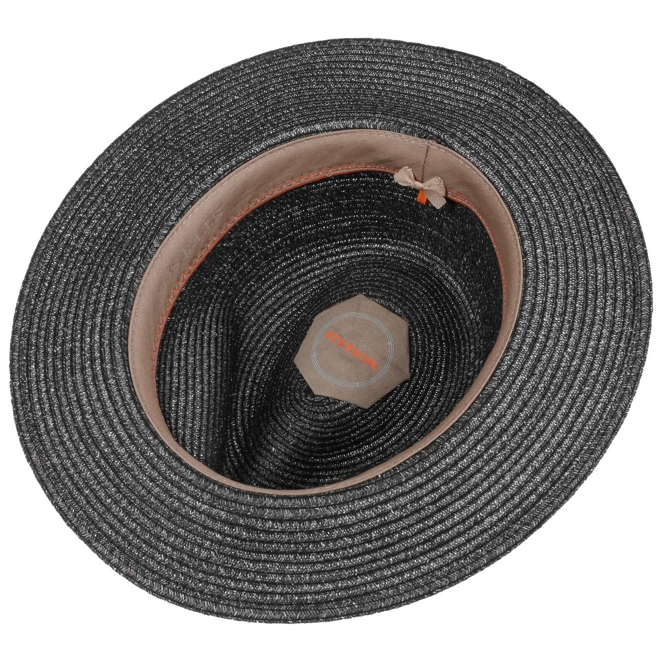 SOMBREROSHOP Nark Sombrero Traveller de Paja Toyo Banda Multicolor con Banda de Tela Unisex Primavera Verano