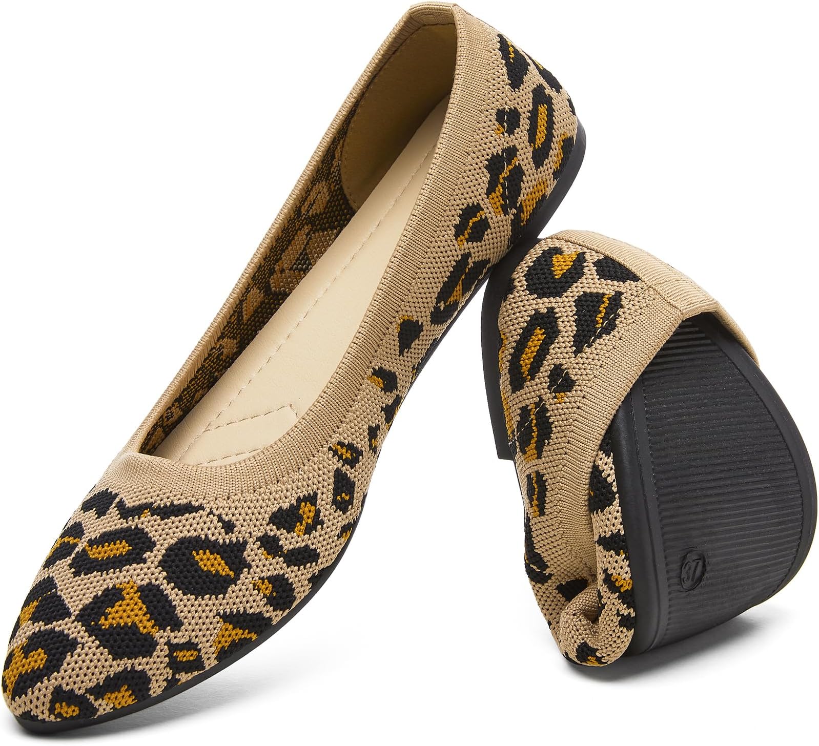 Women’s Ballet Flat Flats Shoes Comfortable Mesh Pointed Toe Slip On Dress Shoes