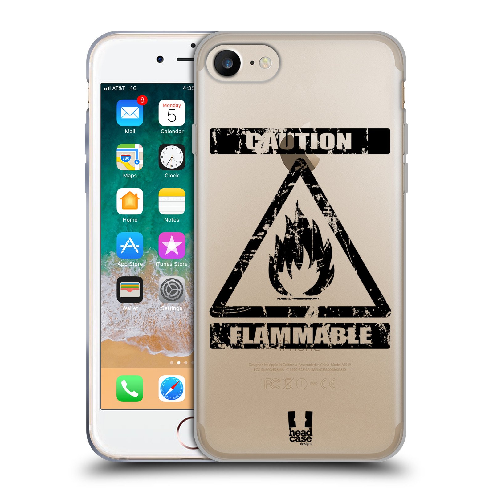 Coque en gel Apple iPhone SE Coque inflammable et compatible MagSafe - 7