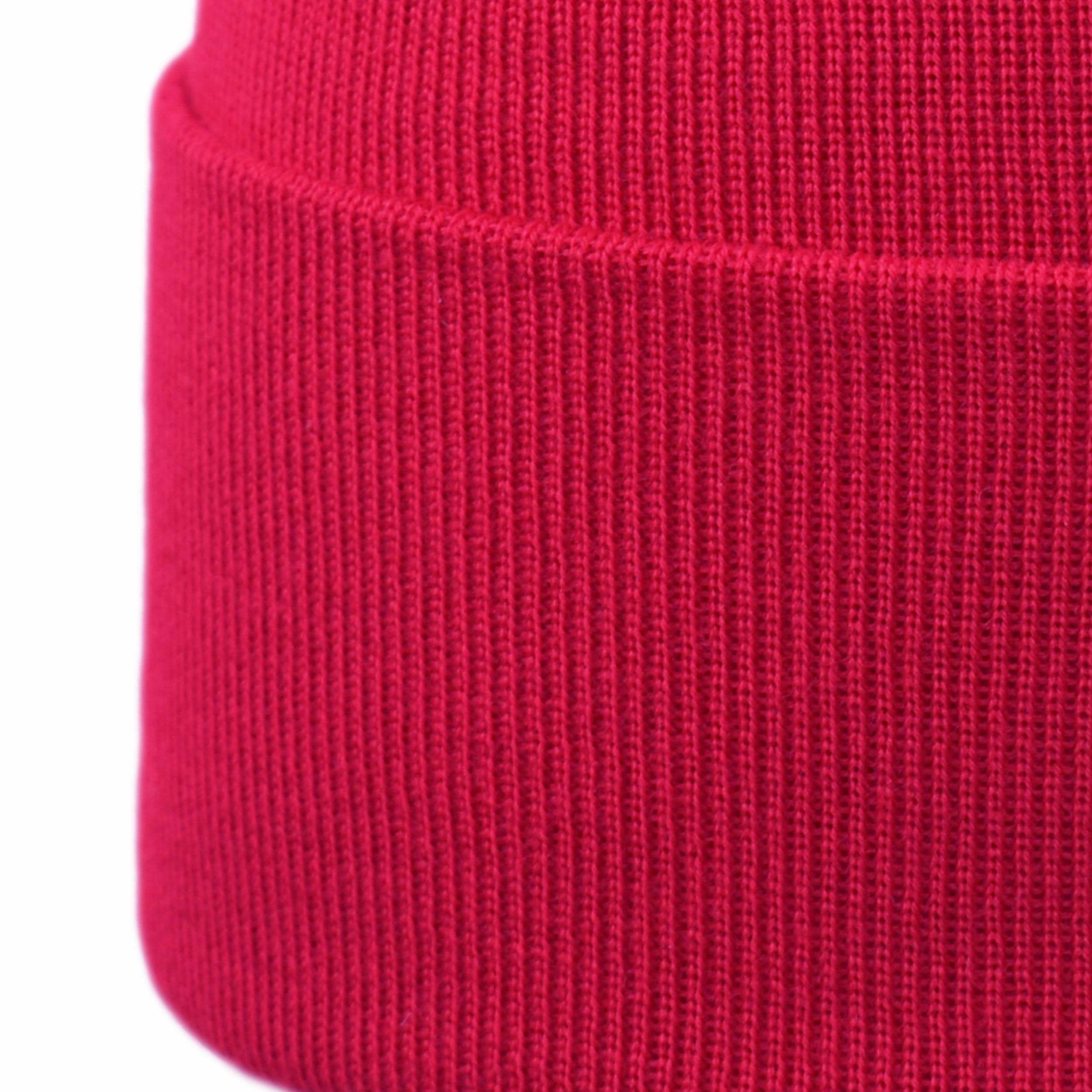 Melegari Dzianinowa czapka z klapą | Czysta wełna Merino Extrafine | Heidelberg | Unisex | Jesień Zima