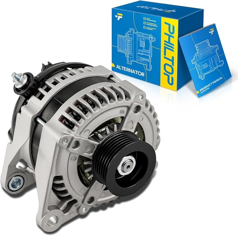 Alternador PHILTOP 12 V 136 A para Dodge Ram 1500, Dakota, Durango e Mitsubishi Raider