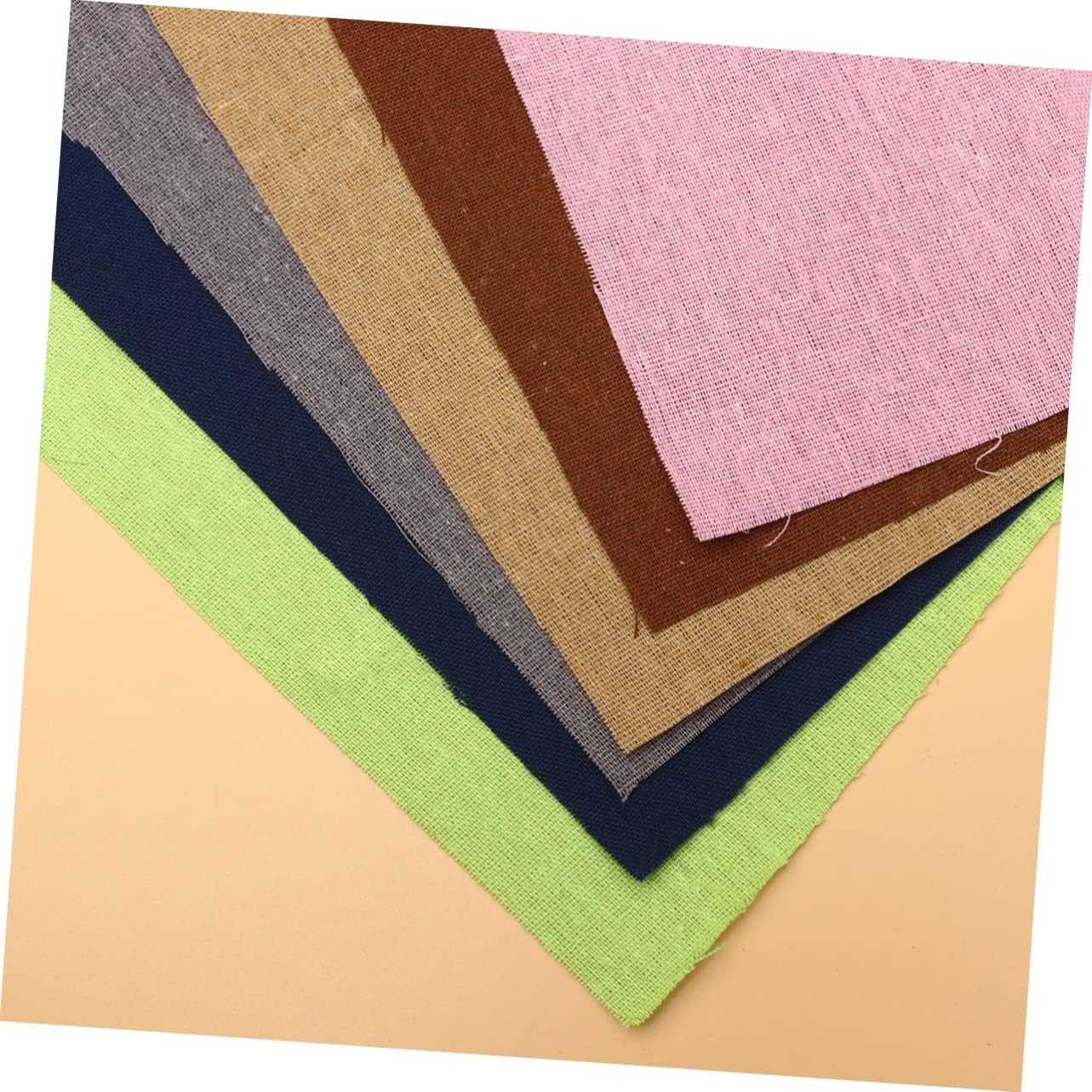 Tofficu 14pcs DIY Handmade Patchwork Fabric Bundles Solid Cotton for Quilting Sewing